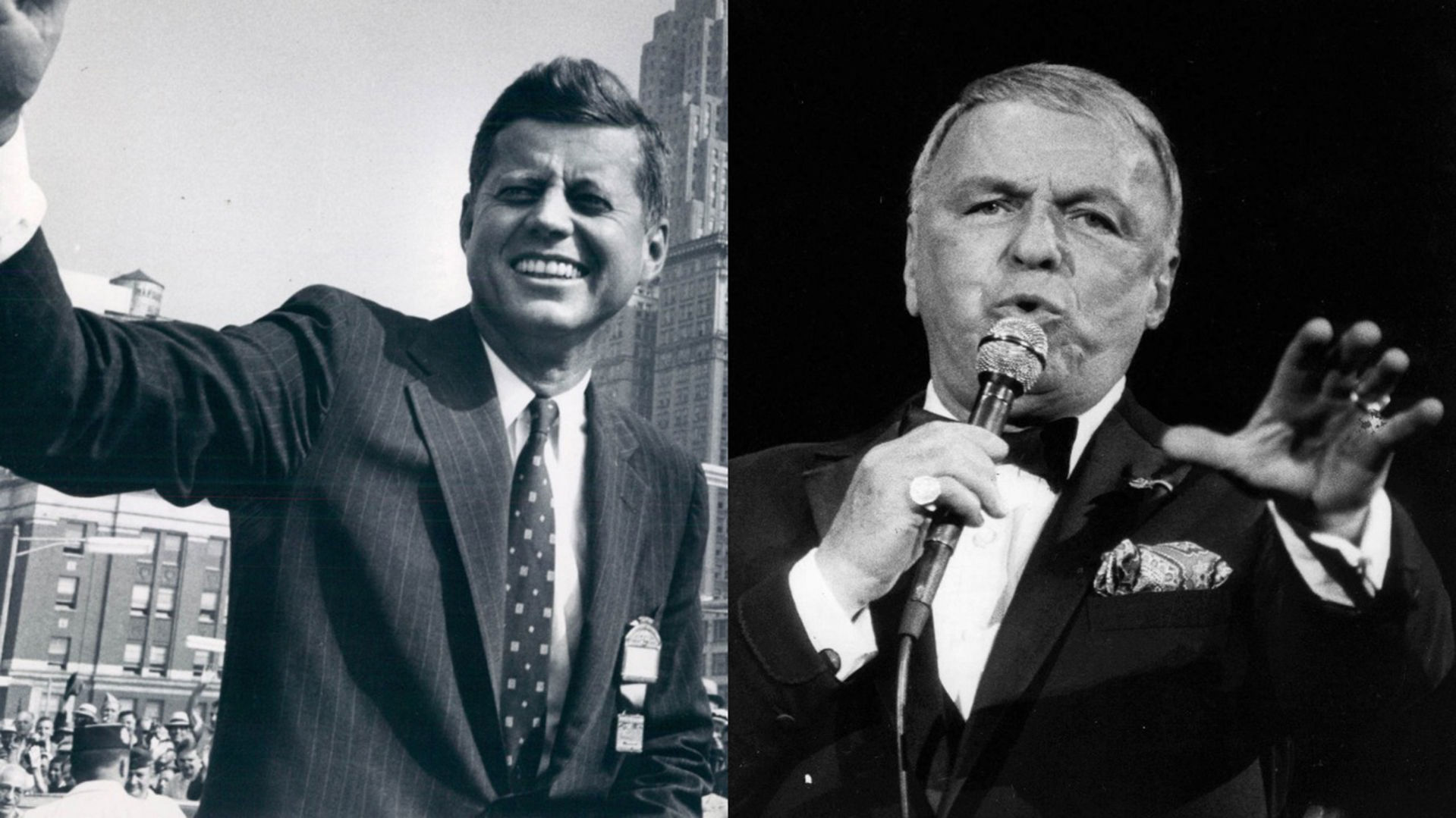 John F. Kennedy and Frank Sinatra